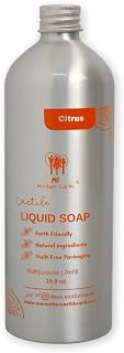 Castile Soap All-in-One Liquid Soap, 15.9 Oz - Natural, Biodegradable & Vegan, Gentle Multi-Purpose Cleaner for Body, Face, Hair & Home, Ideal for Sensitive Skin, Eco-Friendly Formula (Citrus)
