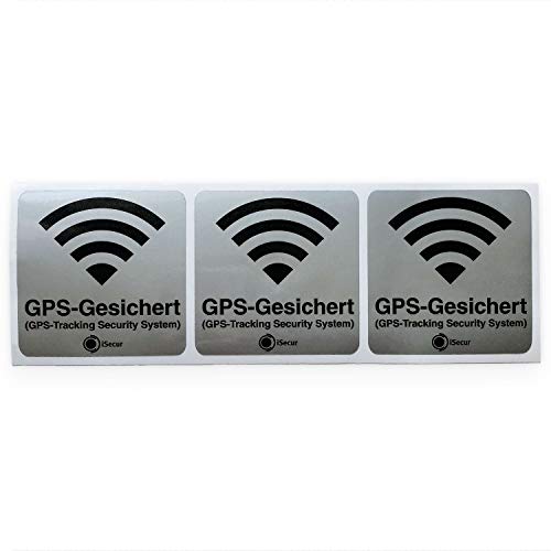 Juego de 3 Pegatinas con diseño de caritas de GPS (6 x 6 cm), Plateado Cover