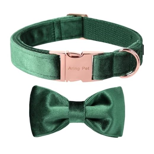 ARING PET Fliege Hundehalsband-Samt-Hundehalsbänder mit Abnehmbarer Fliege, verstellbares weiches Samt-Schleifenhalsband Geschenk für Mädchen und Jungen, bequemes Hundehalsband.