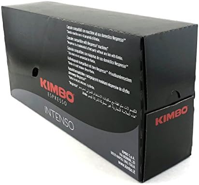 Kimbo Espresso Intenso Nespresso Capsules, 100% Arabica Coffee (Pack of 100 Capsules)