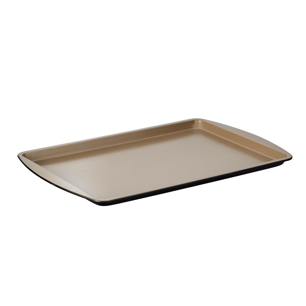 Stanley Rogers Ceramabake Healthy Non-Stick Ceramic Baking Tray, Bake Without PFAS, PTFE, PFOS, PFOA, Cadmium & Lead, Oven Tray for Cookies, Roasting Veg and Everyday Baking, 34x24x1.5cm