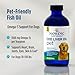 Nordic Naturals Pet Cod Liver Oil, Unflavored - 8 oz - 1048 mg Omega-3 Per Teaspoon - Fish Oil for Dogs with EPA & DHA - Promotes Skin, Coat, & Immune Health