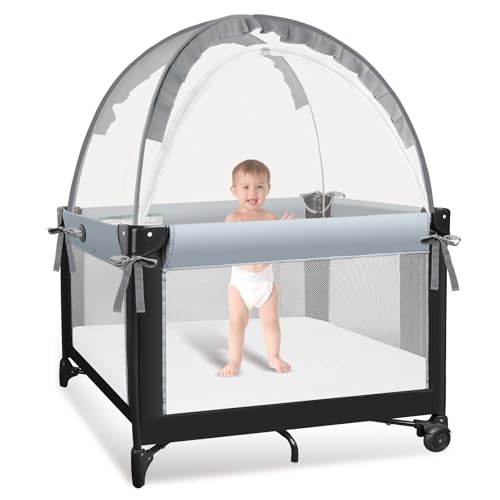 Crib Tent to Keep Baby from Climbing Out - Crib Net to Keep...