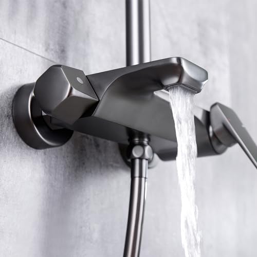 Pommeau de douche à effet pluie et douchette 3 modes réglables