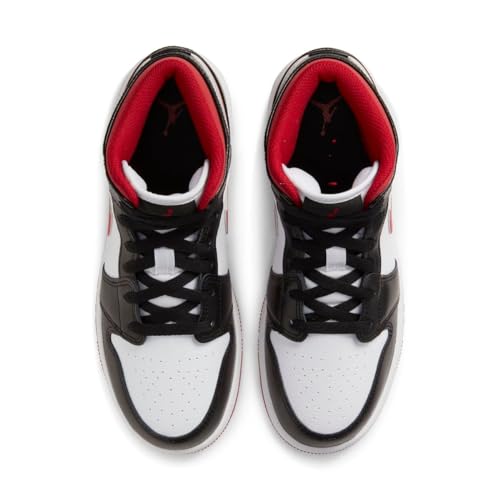 Nike Air Jordan 1 Mid Gym Red Black White (GS)