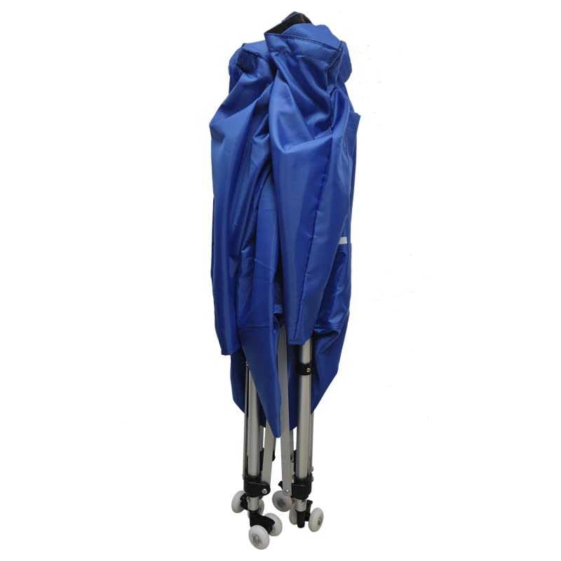 ORKA Carro Porta Balones Plegable Azul Zastor | Capacidad para 20-22 balones