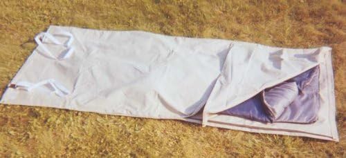 SNOWCREST Sleeping Bag Cover/Cowboy's Bedroll Tarp Waterproof Light Green Marine Canvas