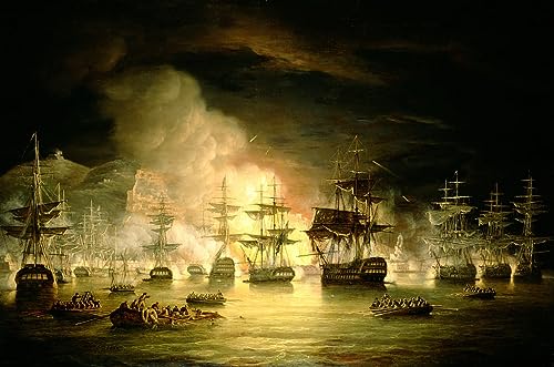 Art tableau Bombardement d'Alger par Luny : sublimer la décoration murale du salon