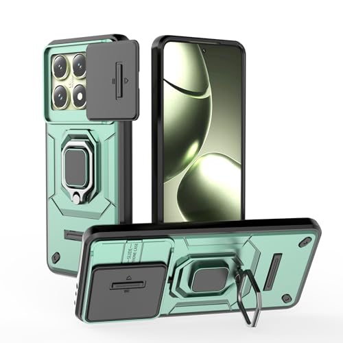Coque antichoc Xiaomi Redmi 14T 5G à clapet de caméra et béquille