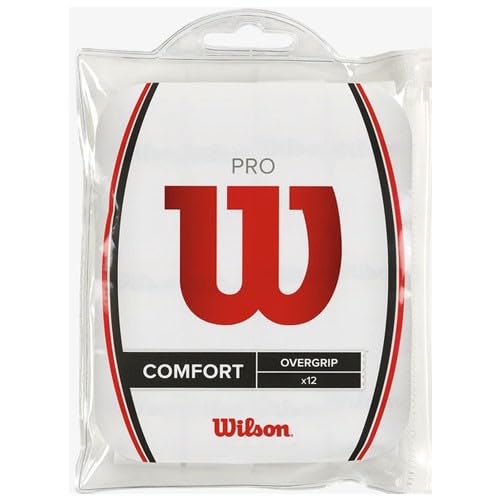 Overgrips Lisos Blancos Wilson - Pack 12 - Overgrip Liso Blanco