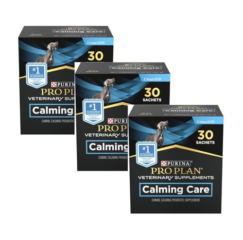 Purina Pro Plan Calming Care Canine Veterinary Supplements 30 sachets (Pack of 3)