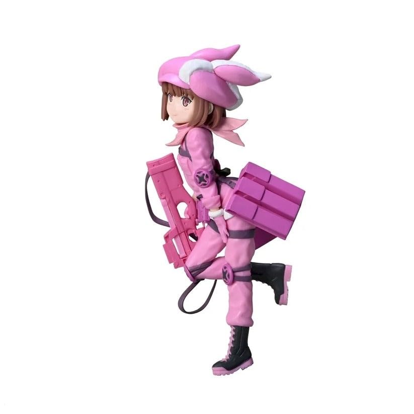 Amazon.com: Gun Gale Online LLENN Action Figure, Pink Combat