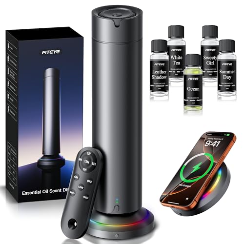 Waterless Scent Diffuser Kit Include 5x20ml Essential...