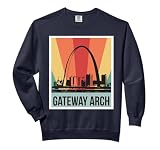 St Louis Vintage Gateway Arch National Park Souvenir Comfort Colors Adult Sweatshirt