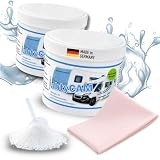 abtyCAM 2x 500g Wassertank Reiniger Wohnmobil mit Aktivsauerstoff, ohne Nachspülen, Frischwassertank Reiniger, Grauwassertank, für Wohnwagen Boot