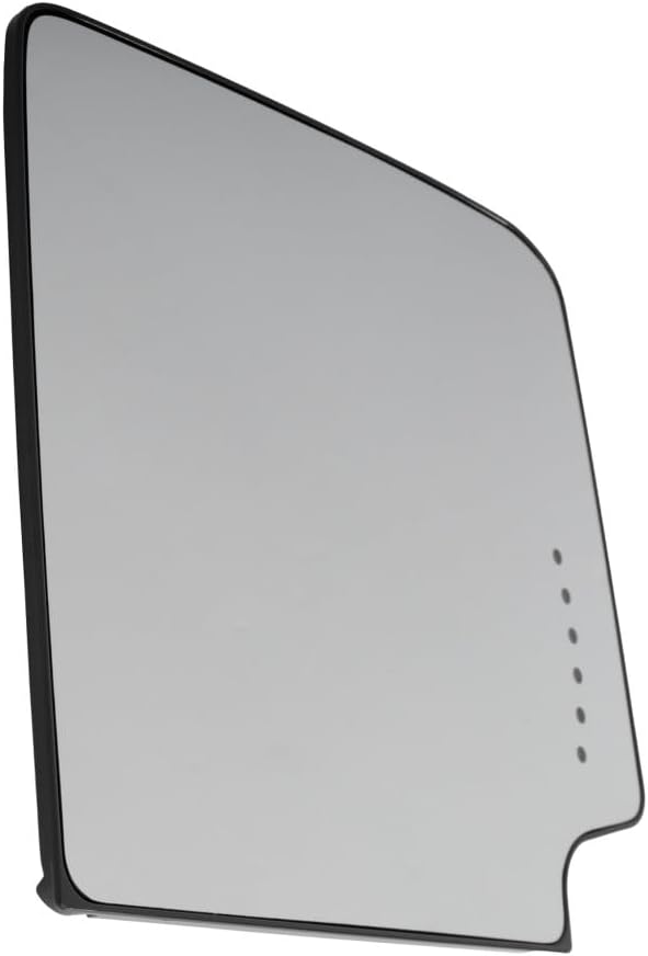 For Chevy Silverado 2500 HD/Silverado 3500 HD 2015 16 17 18 2019 Mirror Glass Passenger Side | Upper | Power | Heated | Towing | With Turn Signal Light | 2nd Design | GM1325149 | 23444109