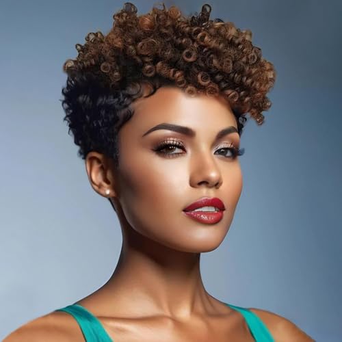 MIMAN 3 Packs 10 Inch Short Curly Crochet Hair...