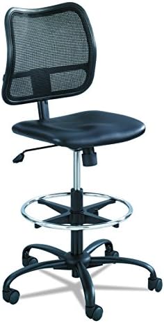 Safco 3397BV Chair, Extended Height, Black Vinyl