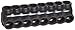 Morris Products 97548 Multi-Cable Connector, Insulated, Single Entry, Black, 8 Ports, 250-6 Wire Range, 5/16" Allen Hex 8 Ports, 250-6 Wire Range, 5/16" Allen Hex