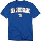 LOGOVISION San Jose State University Arch Logo Unisex Adult T Shirt, Royal, Small