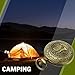 Wedhapy Compass Golden Compass Compass Navigation Compass Hiking Survival Glow in The Dark Metal Compass Waterproof Camping Navigation Compass Survival Gear for for Backpacking, Outdoor Activities