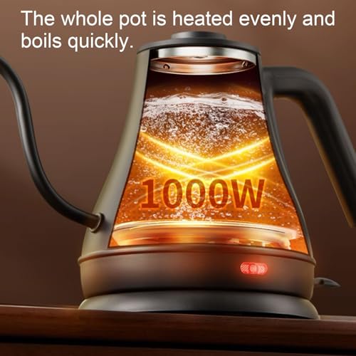 Hervidor eléctrico de acero inoxidable multiuso 800ml miniatura 4