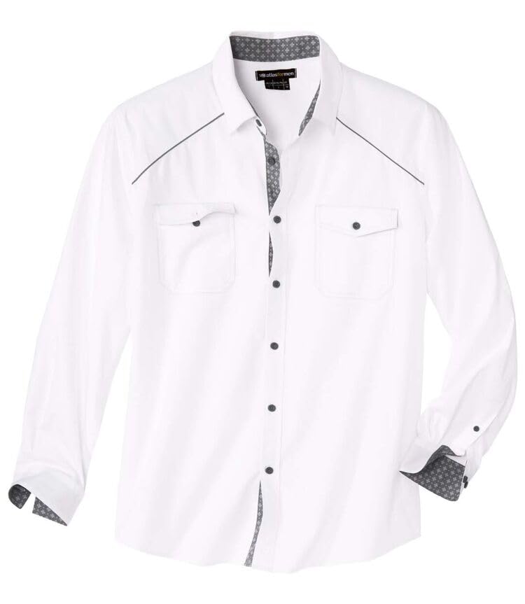 ATLAS FOR MEN Chemise Popeline Sun Valley 4XL