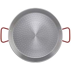 Paella 42 Cm Metaltex - Paellera Acero Pulido 10 Raciones 42 cm, gris 7398080000