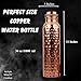 Copper Water Bottle - 34OZ - Versatile and Travel-Friendly Pure Copper Water Bottle – Ayurvedic Copper Drinking Bottle for Women and Men – Wide Mouth Design – | Lab-Tested, Heavy Duty & Leak-Proof |