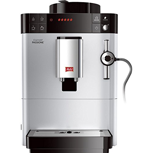 Melitta Caffeo Passione F530-101, Kaffeevollautomat mit Auto-Cappuccinatore-System, Silber