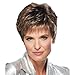 Raquel Welch Winner Pixie Boy Cut Short Wig by Hairuwear, Large Cap, R511G Gradient Charcoal