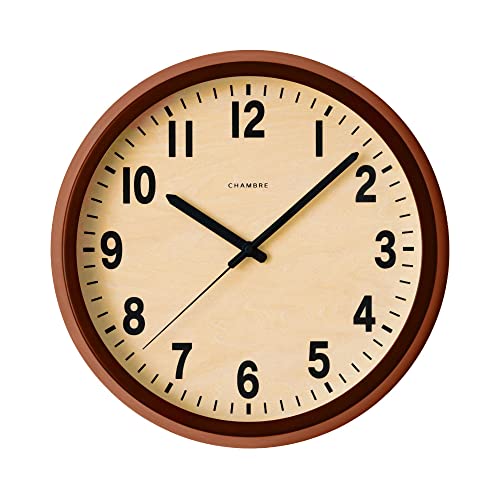 �C���^�[�[�� CHAMBRE PUBLIC CLOCK �d�g���v CAFE BROWN CH-027CBR ���306×D50mm