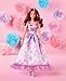 Barbie Signature Birthday Wishes Doll, Collectible in Satiny Lilac Dress with Wavy Brown Hair and Giftable Packaging