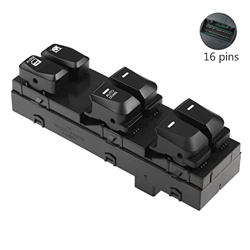 Interrupteur de vitre électrique Hyundai Tucson à commande fluide avant gauche - 3