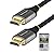 6FT (2M) HDMI 2.1 Cable 8K - Certified Ultra HIGH Speed HDMI Cable 48GBPS - 8K 6