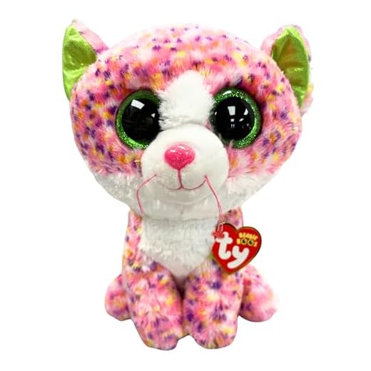 Carletto Ty 37054 Sophie Pink Cat 37054-Sophie-Katze Glitzeraugen