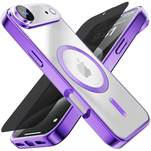 Coque iPhone Air magnétique transparente Misscase avec verre espion
