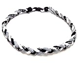 Package of 12 Baseball Titanium Necklaces for Boys Tornado Braided Rope Softball Necklace for Girls