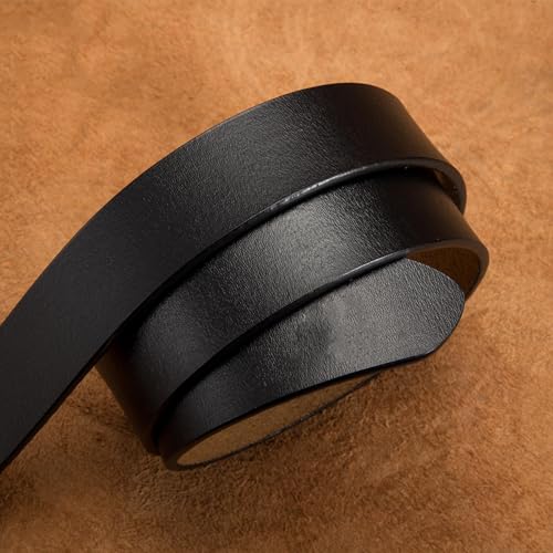 Men's Genuine Leather Belt With Pin Buckle - Vintage Style Waistband For Jeans4