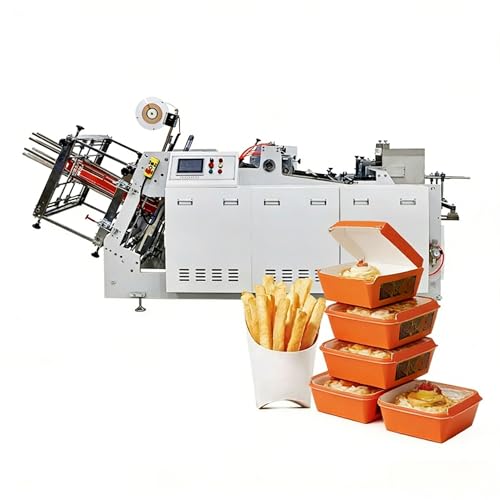 Industrial Paper Box Forming Machine for Disposable Food Packaging Designed for Stable High Volume Commercial and Factory Production
