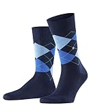 Burlington Manchester Herren Socken mit merzerisierter Baumwolle marine (6120), 40-46