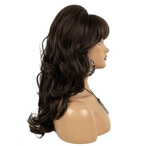 Image of H&Bwig 60s Retro Beehive Wigs for Women 70s Classic Style Cosplay Wig (long-Brown)