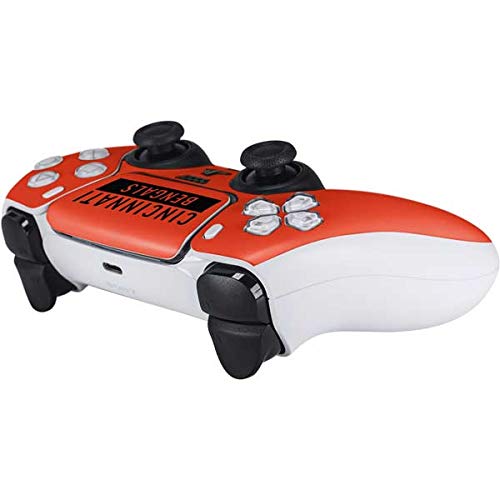 Skinit Decal Gaming Skin Compatible with PS5 Controller - Officially Licensed NFL Cincinnati Bengals Orange Performance Series Design