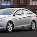 Window Visors Rain Guards for 2011 2012 2013 2014 Hyundai Sonata, Out-Channel Window Vent Wind Deflectors Visors Shades for 2011-2016 Hyundai Sonata Hybrid