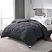 Produktbild WAVVE Bettdecke 135x200 cm Ohne Bezug Ganzjahresdecke 4 Jahreszeiten, Steppdecke 300gsm Mikrofaser 135x200cm, Super Weiche Zudecke Schlafdecke Atmungsaktive 135 x 200, Grau