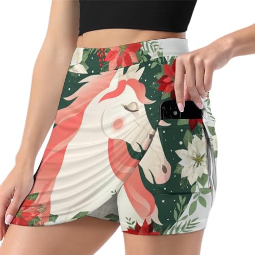 Jupe de tennis avec short intégré Fleur De Licorne pour femme active