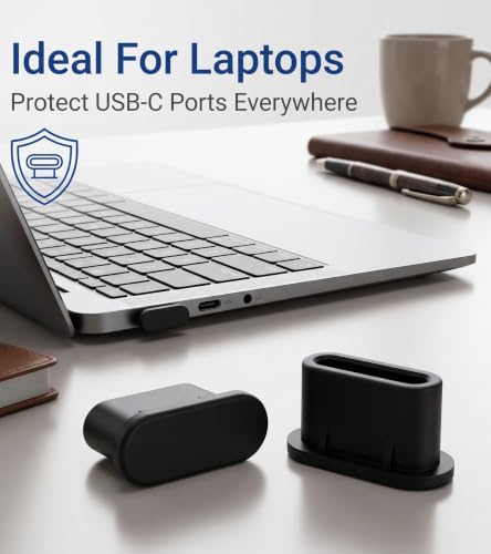 Image of DClub USB C Port Dust Protection Plugs, 6 Pcs Type C Silicone Dust Covers Phone Type-C Port Protective Caps Anti Dust Charging Plug Protectors Silicone Case Compatible with Laptop Smartphones