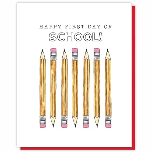 First Day of School Card, First Day of Kindergarten Gift, Back to School Card...