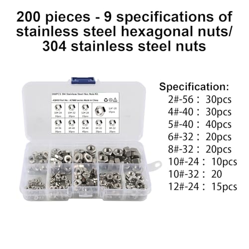 Écrou hexagonal anti-rouille pour réparer durablement vos objets