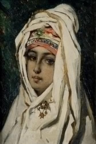 Tableau Art Mural Toile Portrait Eugène Joors Décoration Salon 60x90cm